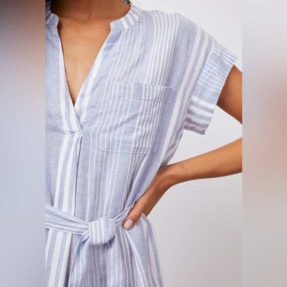 Rails Suri Dress- Color: Blue Dusk Stripe Size L - Picture 5 of 16